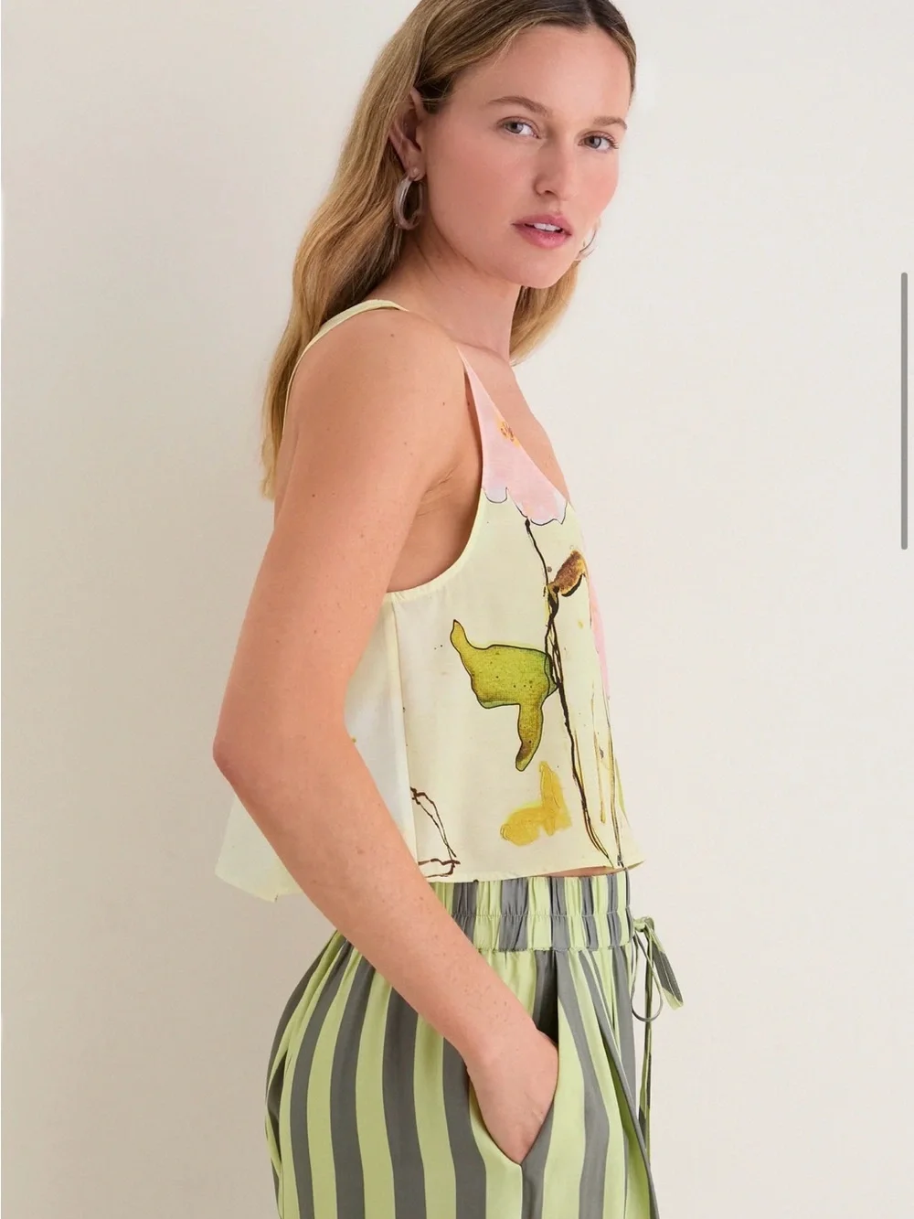 HUNTER BELL Quiet Blossom Carsyn Tank size L